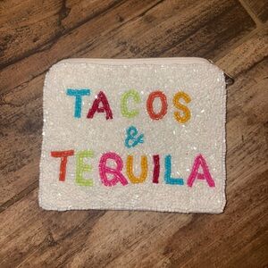 Colorful Beaded Pouch